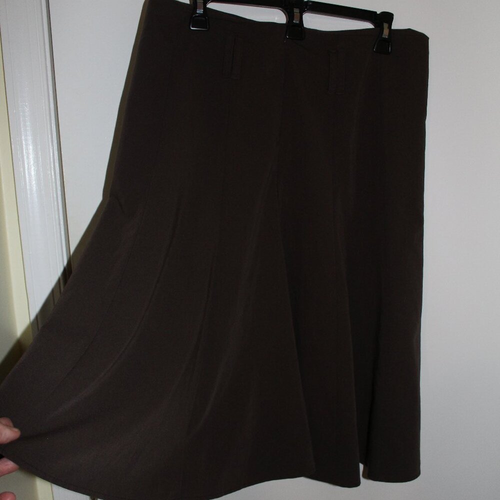 New Directions Brown Skirt